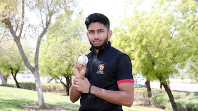 Yodhin Punja says he has still not reached his top bowling speed yet. Pawan Singh / The National