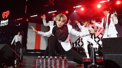 Jimin is known for his polished hip-hop dancing. Photo: Jeff Kravitz