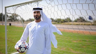 Omar Al Dhiyebi has used his football passion in sport-related ventures. Delores Johnson / The National