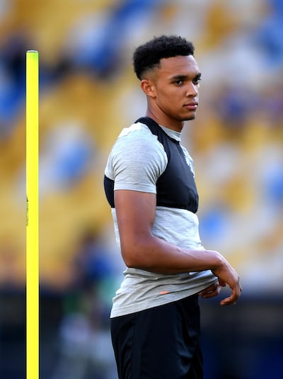 Trent Alexander-Arnold says he plans to try and expose weaknesses in Cristiano Ronaldo's game. Shaun Botterill / Getty Images