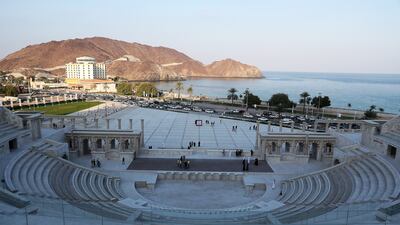 Views of Khor Fakkan bay and amphitheatre. Pawan Singh / The National