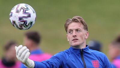 England goalkeeper Jordan Pickford. Reuters