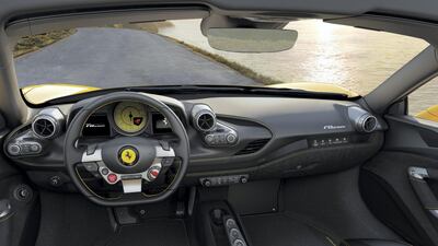The F8 Spider retains the rapid Ferrari steering that provides the sensation of a mid-engined supercar that sits low and planted and very much on the nose during cornering.