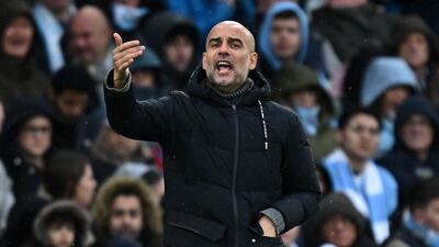 Manchester City manager Pep Guardiola. AFP