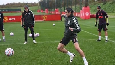 Edinson Cavani on the ball. Getty