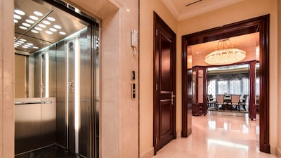 The different levels in the property can be accessed by stairs, or via the elevator. Photo: Engel and Voelkers