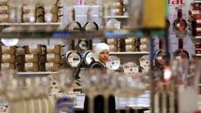 A Palestinian shops at a mall in the West Bank town of Ramallah. The head of the Palestine Stock Exchange is targeting a pool of wealthy, educated and experienced people to invest in equities.