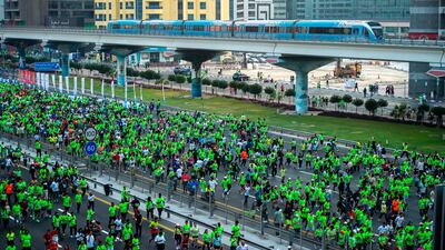 Sheikh Zayed Road closed temporarily on the morning of Dubai Run 2024