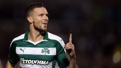 Marcus Berg is set to join Al Ain from Panathinaikos. Aris Mesinis / AFP