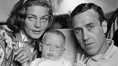 It has been reported that actress Lauren Bacall has died of a stroke. She was 89 years old. 1962: American actress Lauren Bacall with her second husband, Jason Robards and their baby son Sam, who grew up to follow his parents into show business. William Lovelace / Express / Getty Images