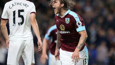 Jeff Hendrick scored his first goal since his summer switch from Derby County to send Burnley on the way to victory. Scott Heppell / Reuters