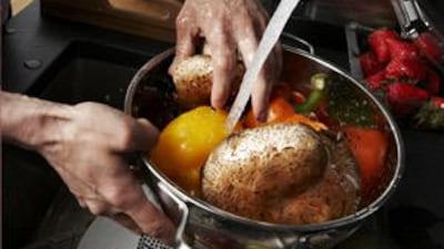 Ensure that you rinse our fruits and vegetables thoroughly before cooking with them.