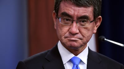 Defence Minister Taro Kono formerly served as Japan's foreign minister and is a passionate opponent of nuclear power. AFP
