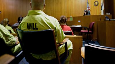 Unlike in regular courts, drug courts wipe criminal records clean once offenders graduate from the rehabilitation programme. Daniel Acker / Bloomberg