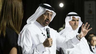 Saudi Arabia's minister of energy Khalid Al Falih said his country approved of an extension to the deal. Christopher Pike / The National
