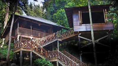 Deluxe villas at Bunga Raya Island Resort & Spa. Courtesy Bunga Raya Island Resort & Spa