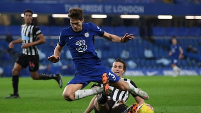 Marcos Alonso - 7: Had game’s first shot on target after two minutes firing straight at Darlow from tight angle and then supplied Werner with chance to open scoring that attacker should have done better with. Linked up well with German down left. Getty