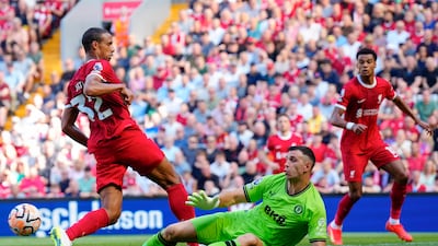 ASTON VILLA RATINGS: Emiliano Martinez 6: Absolutely no chance with Szoboszlai’s fine early finish, the unfortunate Cash own goal or Salah’s tap in. A few regulation saves apart from that. AP