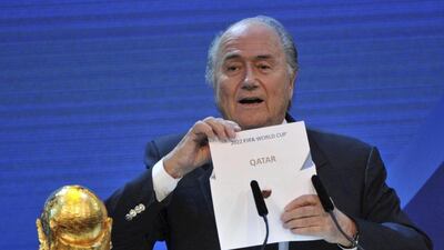 Ever since Fifa president Sepp Blatter revealed Qatar as the World Cup 2022 host in December 2010, one of the biggest issues has been how to combat the summer heat. Michael Probst / AP