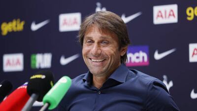 Antonio Conte, head coach of Tottenham Hotspur. Getty Images