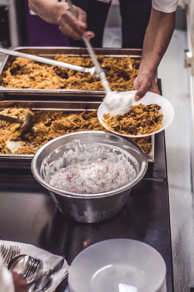 The staff food at Folly. Courtesy Folly