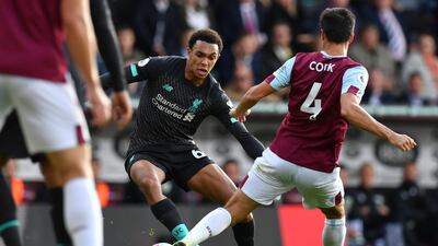 Right-back: Trent Alexander-Arnold (Liverpool) – The opener against Burnley was taken from him and given as an own goal but Alexander-Arnold had an influence in both defence and attack. AFP