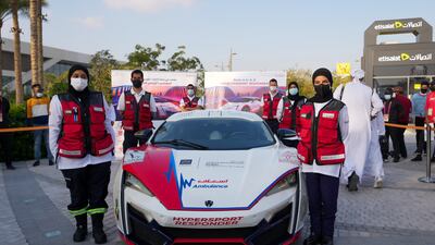 Dubai unveiled the world’s fastest and most expensive ambulance at Expo 2020. All photos: DMO