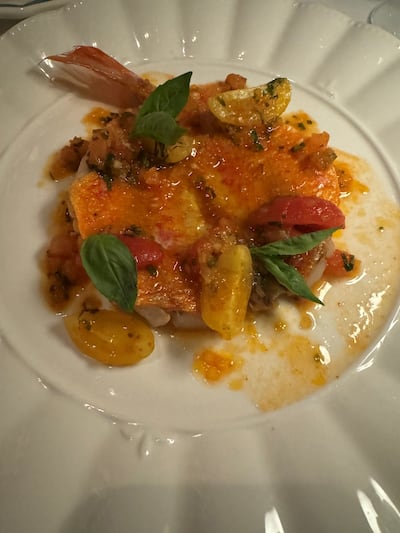 The standout dish was red mullet. Taylor Heyman / The National