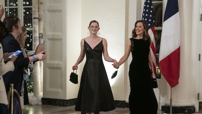 Actress Jennifer Garner, right, and Violet Affleck arrive. Bloomberg