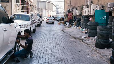 Obaida Al Aqrabawi was kidnapped from outside his father’s place of work in Sharjah Industrial Zone. Alex Atack for The National