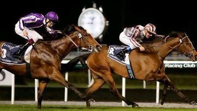 Olivier Peslier rode Cirrus des Aigles to victory in the Dubai Sheema Classic race.
