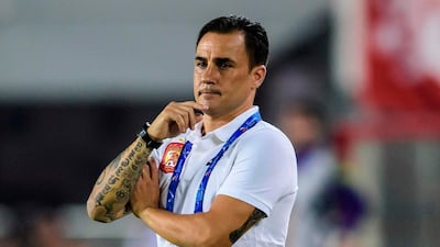 Fabio Cannavaro was suspended by Guangzhou Evergrande but returned to the dugout after a period of 'deep self-reflection'. AFP