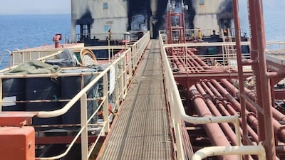 Fire ripped through the engine room and living area. Photo: Sunil Pooniya