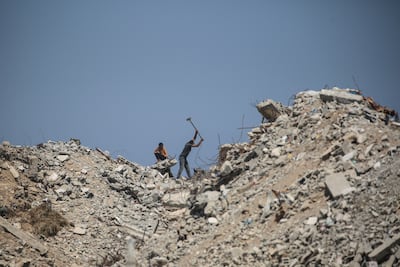 Living conditions in Gaza remain difficult despite a ceasefire. AFP