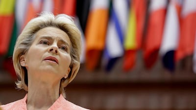 British Prime Minister Boris Johnson and European Commission President Ursula von der Leyen (pictured) will have a video conference Saturday to discuss a post-Brexit trade deal. AFP