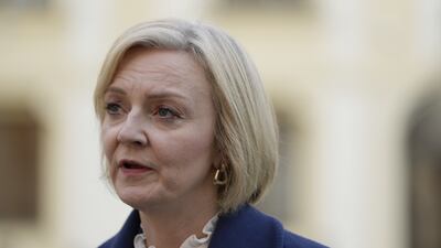 Former prime minister Liz Truss. PA