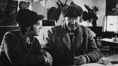 With Al Pacino in the 1973 film Scarecrow. Getty Images