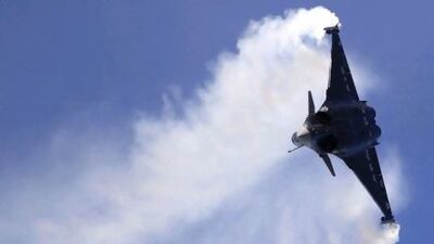 The French company Dassault has been in the running to supply 60 Rafale fighter jets worth $10 billion to the UAE. Gonzalo Fuentes / Reuters