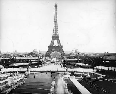 1889: The Eiffel Tower and the Exposition Universelle in Paris. London Stereoscopic Company / Getty