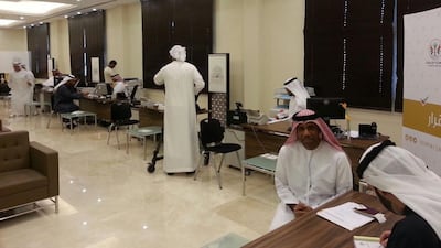 Sharjah residents register for candidacy in Consultative Council elections. Courtesy: Sharjah consultative council elections committee