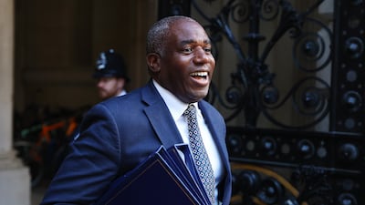 David Lammy said the UK wants Israel to do much more to prevent and alleviate suffering in Gaza. Getty Images