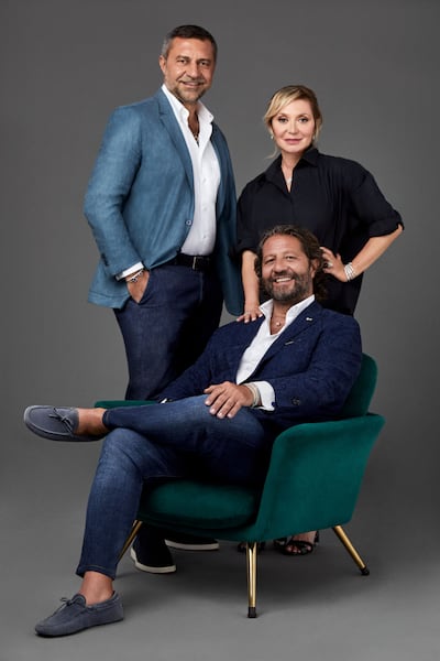 All in the family: the Damiani siblings, vice president Giorgio, creative director Sylvia and president Guido. Photo: Damiani