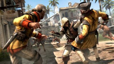 Assassin's Creed IV: Black Flag is out on Friday, November 1, and includes 35 sea shanties and 35 extra folk songs, according to its scriptwriter Darby McDevitt.