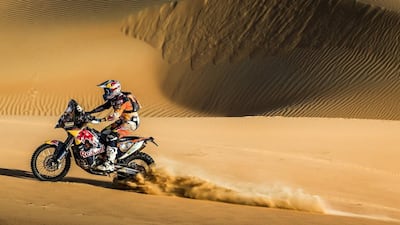 Sam Sunderland's first competitive race since winning the Dakar Rally will come at this weekend's Dubai International Baja. Courtesy Dubai International Baja