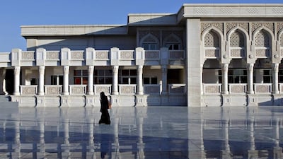 The main campus building at the American University of Sharjah in University City. Jeff Topping / The National