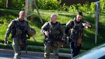 Authorities have said nothing about a possible motive for the attack, in which at least three other people were wounded, but authorities are treating it as a local incident, with no links to terrorism. Jose Luis Magana / AP Photo