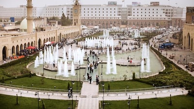 Emaar hopes to create an economic hub in Erbil with its project. Above, downtown in the Kurdish capital. Lee Hoagland / The National