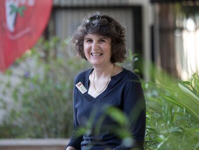 Aileen Davidson, who has worked at the school for decades, said one of the things she likes is that there are children that she taught who are now bringing their children to the school. Ruel Pableo for The National