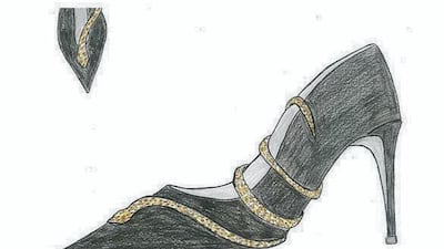 Buthaina Fahad's design for Rene Caovilla