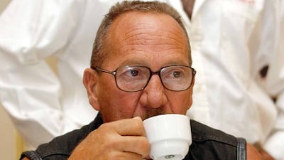 Barger promoting his new book 'Dead in Five Heartbeats', a novel. Reuters